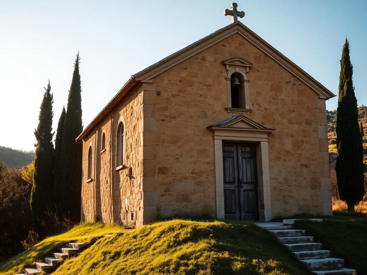 Cappella di San Paolo in tufo locale