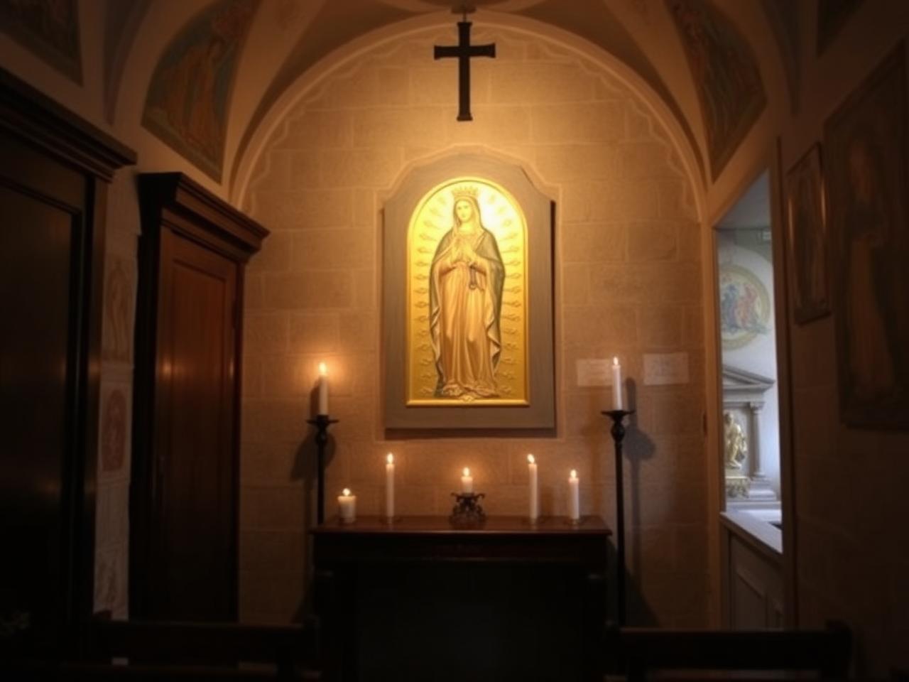 Interno del Santuario di Maria SS. delle Grazie